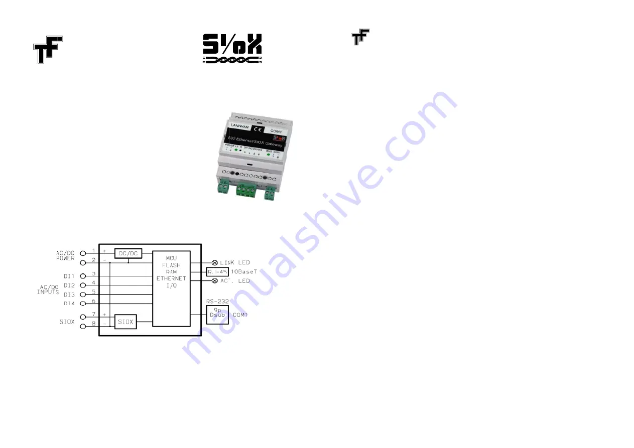 SIOX 6ES2 Скачать руководство пользователя страница 1