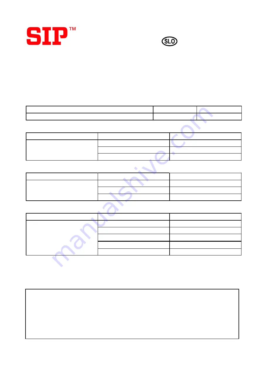 SIP ORION 40 Instruction For Work Download Page 5