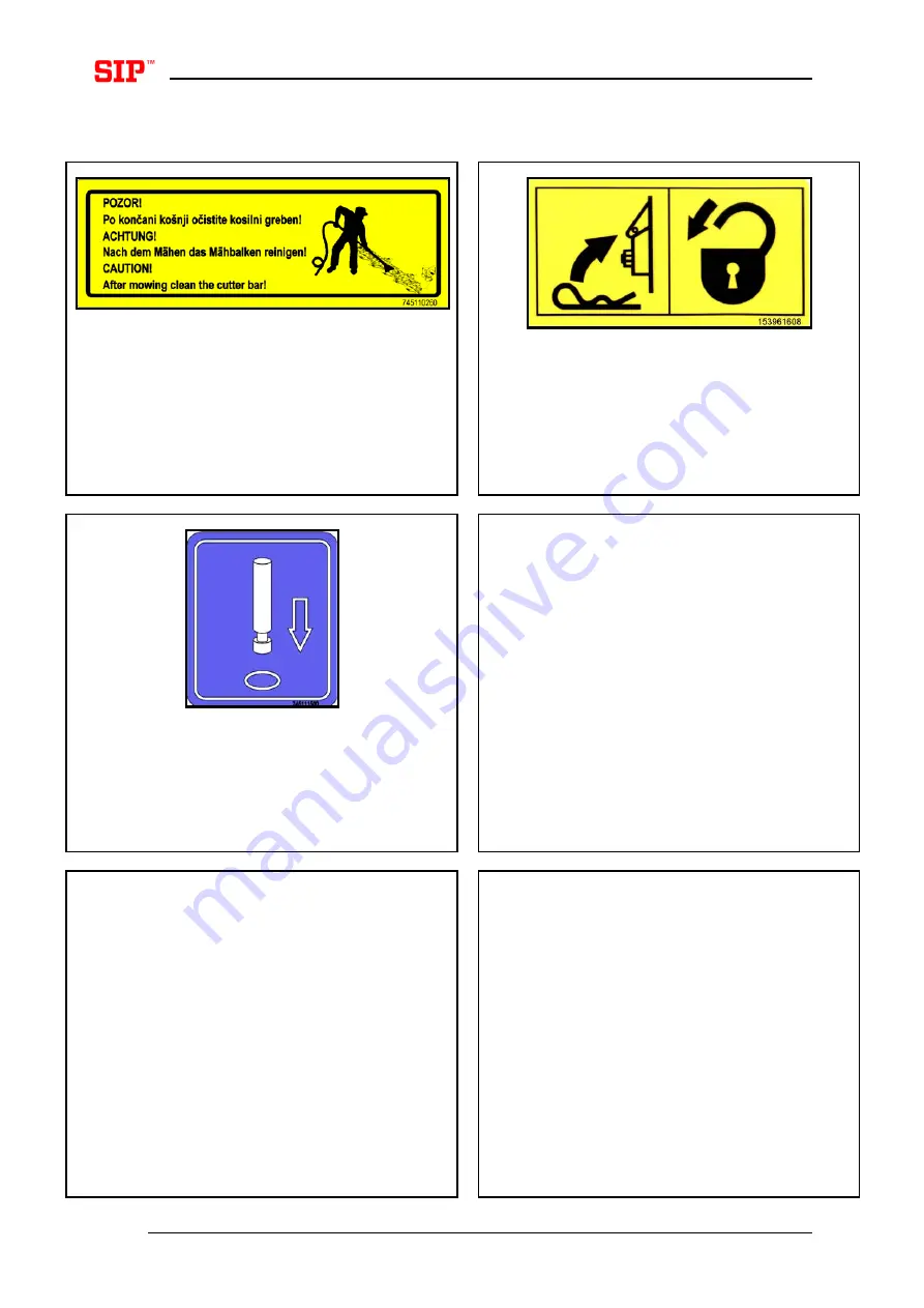 SIP SILVERCUT DISC 340 F FC Instruction For Work Download Page 98