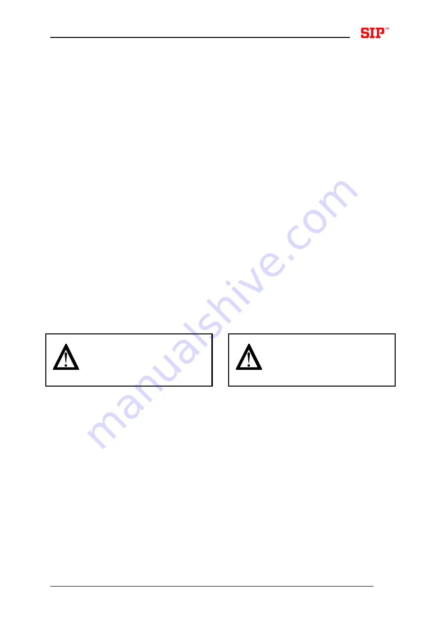 SIP SPIDER 815/8 HS Instruction For Work Download Page 21