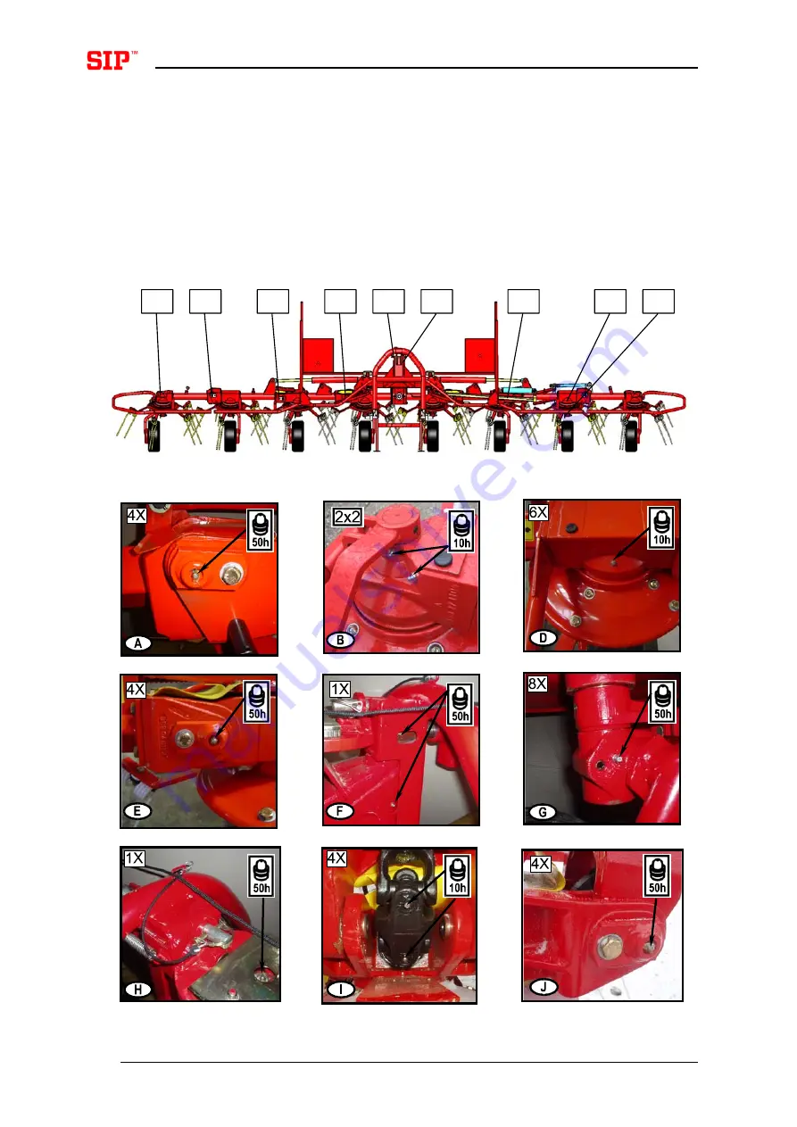 SIP SPIDER 815/8 HS Instruction For Work Download Page 98