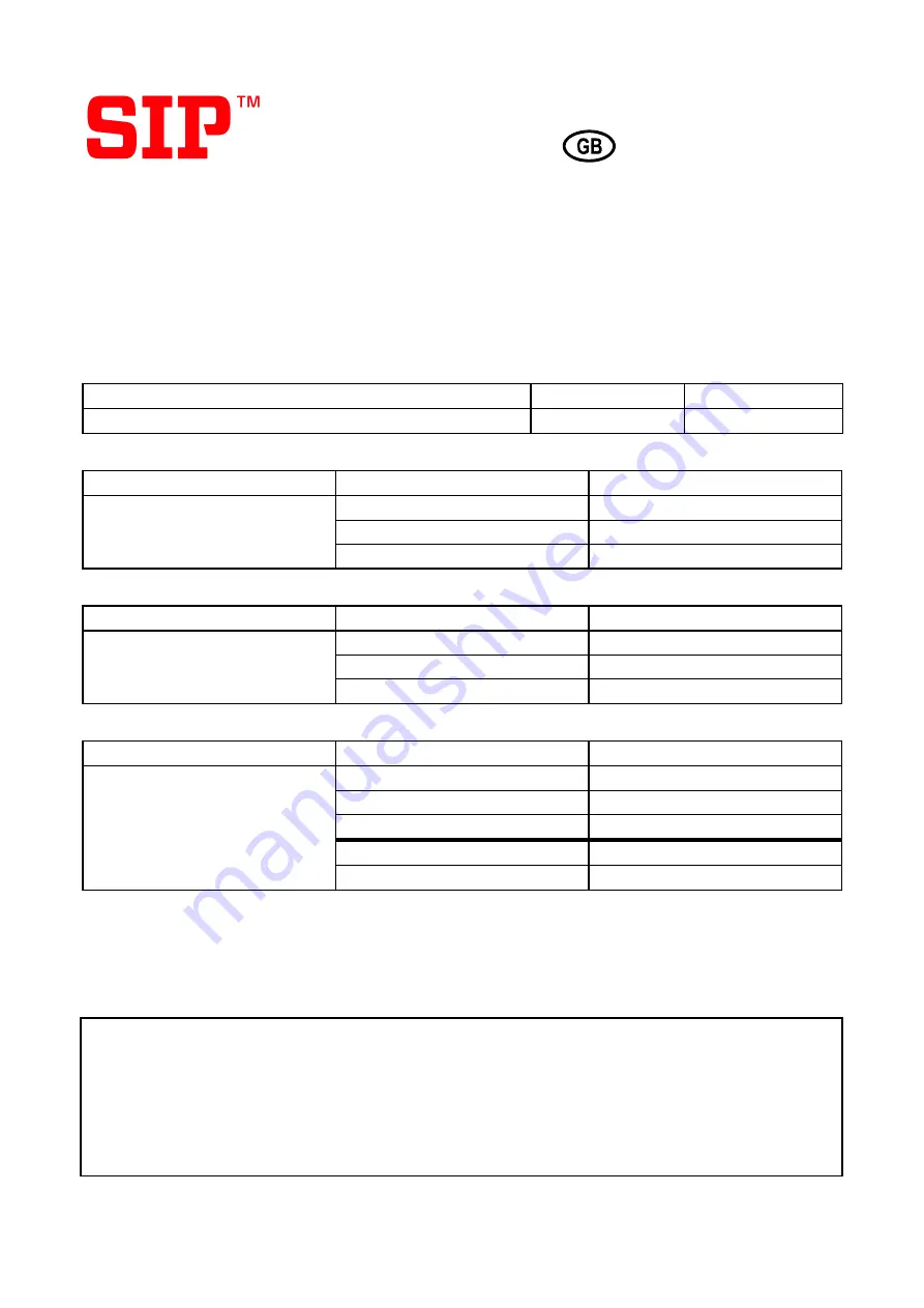 SIP STAR 600/20 T Instruction For Work Download Page 10