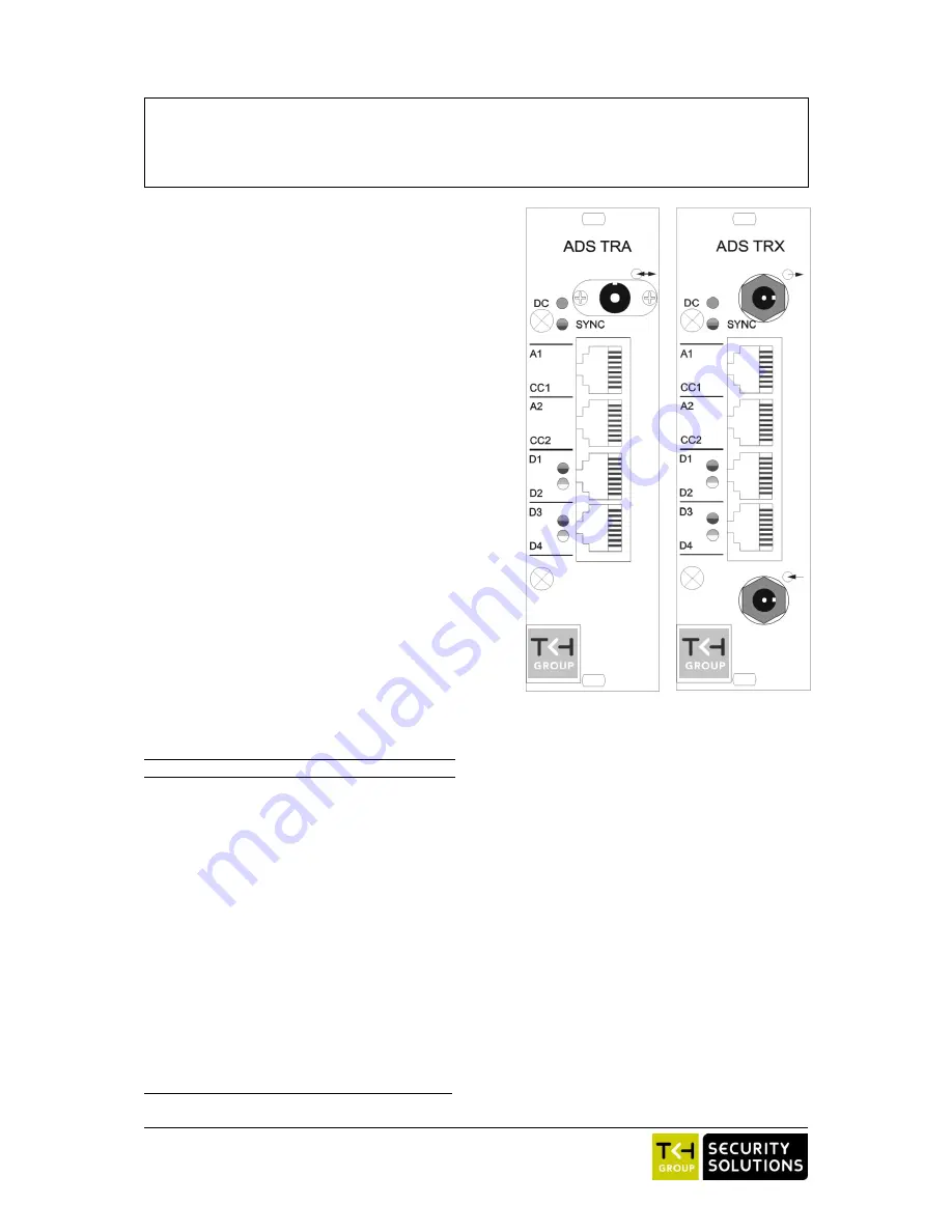 Siqura 1210 TRA-TRB User Manual Download Page 1