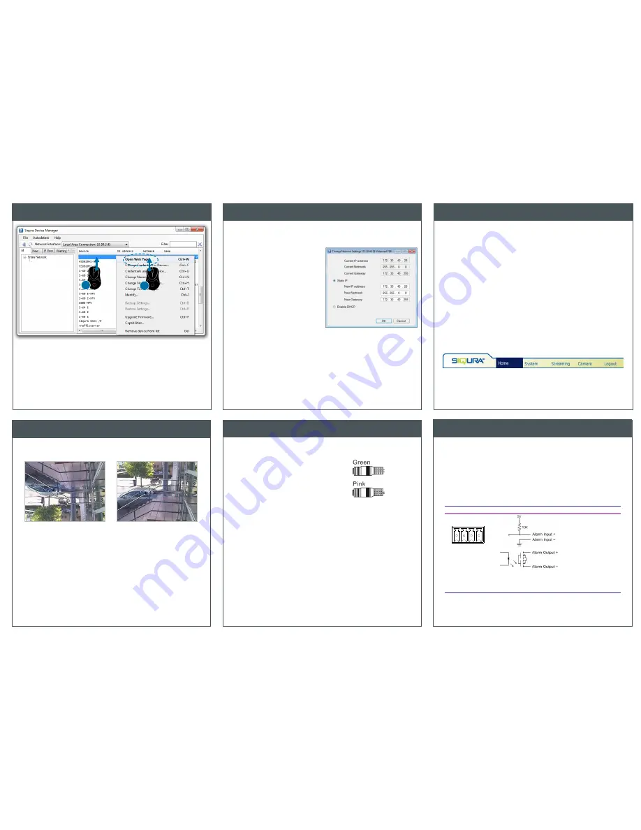 Siqura BL820M1IR Series Quick Start Manual Download Page 2