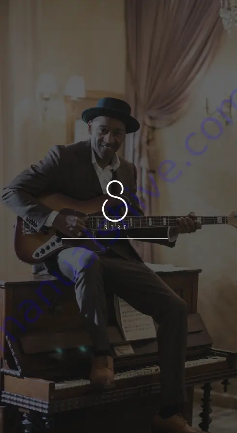 SIRE Marcus Miller Bass Guitar Скачать руководство пользователя страница 8