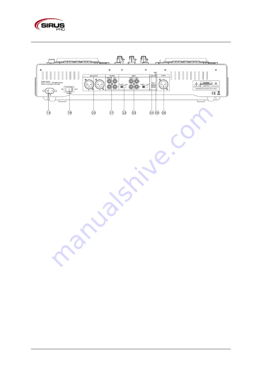 SIRIUS PRO CDXS-1000 Manual Download Page 13