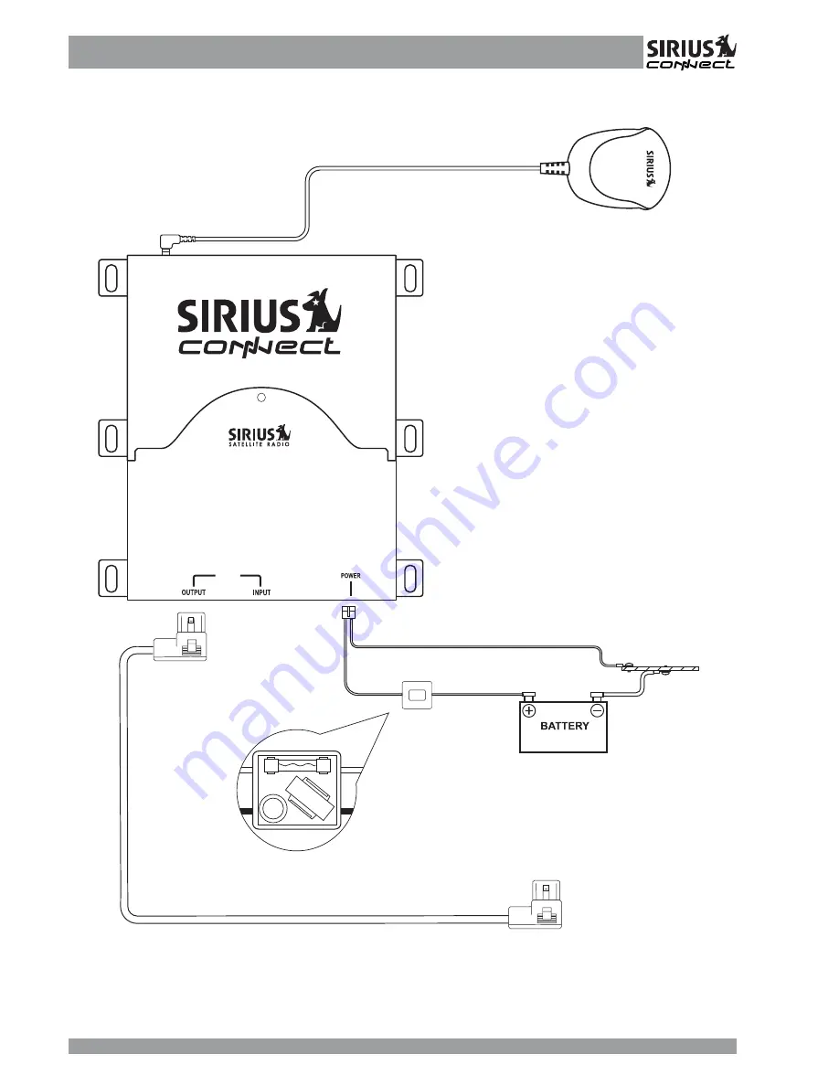 Sirius Satellite Radio SIR-PNR1 Installation Manual Download Page 9