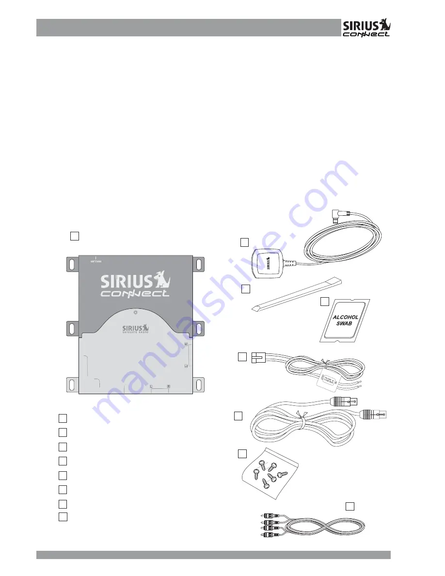 Sirius Satellite Radio SIRSNY1C Installation Manual Download Page 3