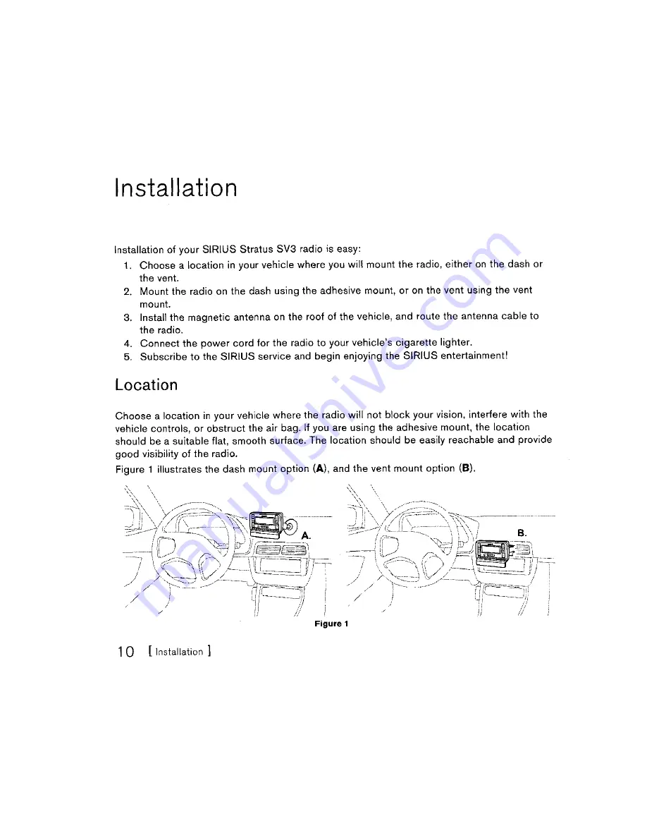 Sirius Satellite Radio Stratus SV3 Скачать руководство пользователя страница 10