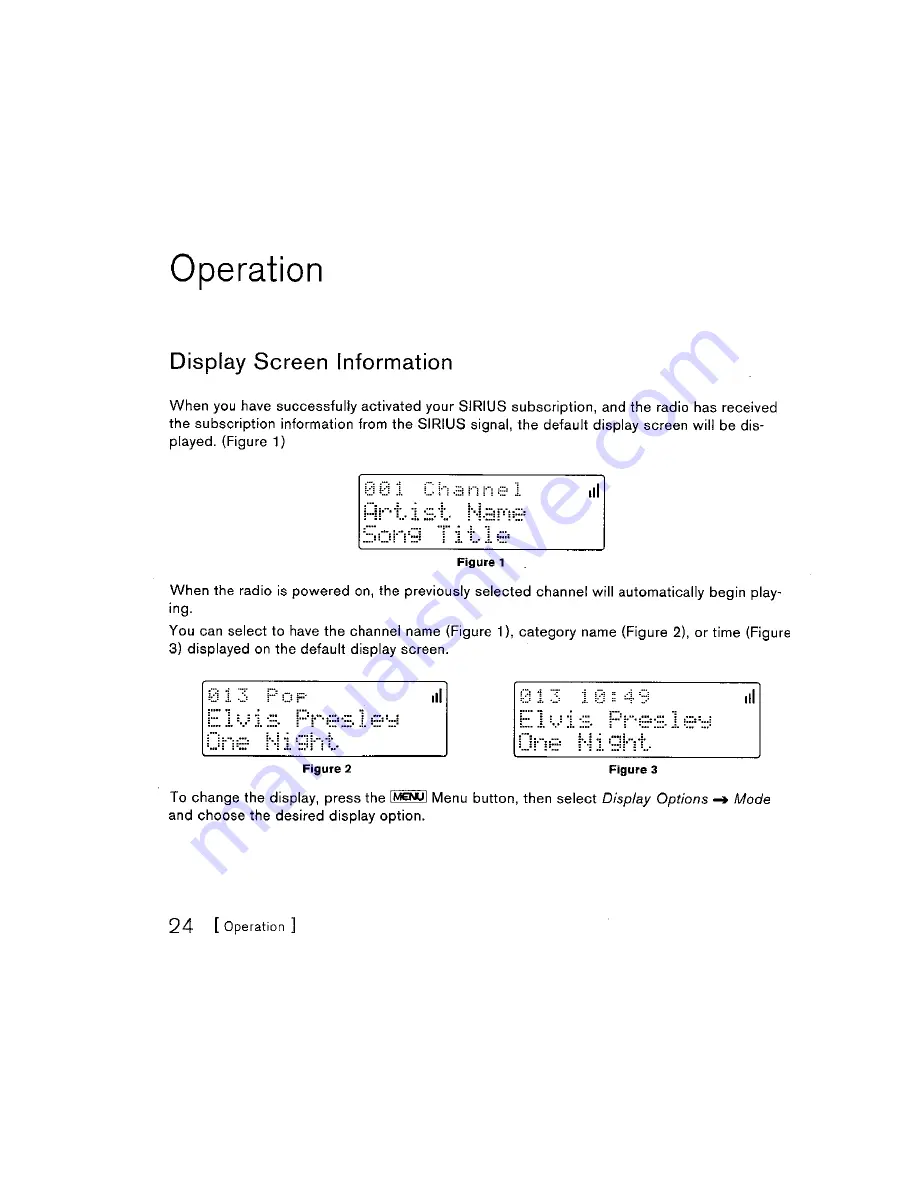 Sirius Satellite Radio Stratus SV3 User Manual Download Page 24