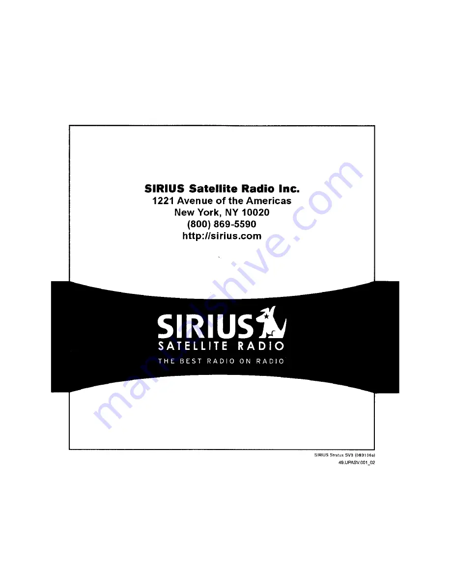 Sirius Satellite Radio Stratus SV3 User Manual Download Page 47