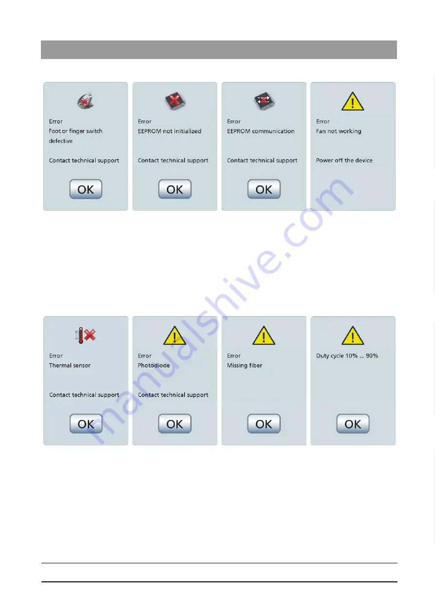 Sirona SIROLaser Advance Operating Instructions Manual Download Page 55