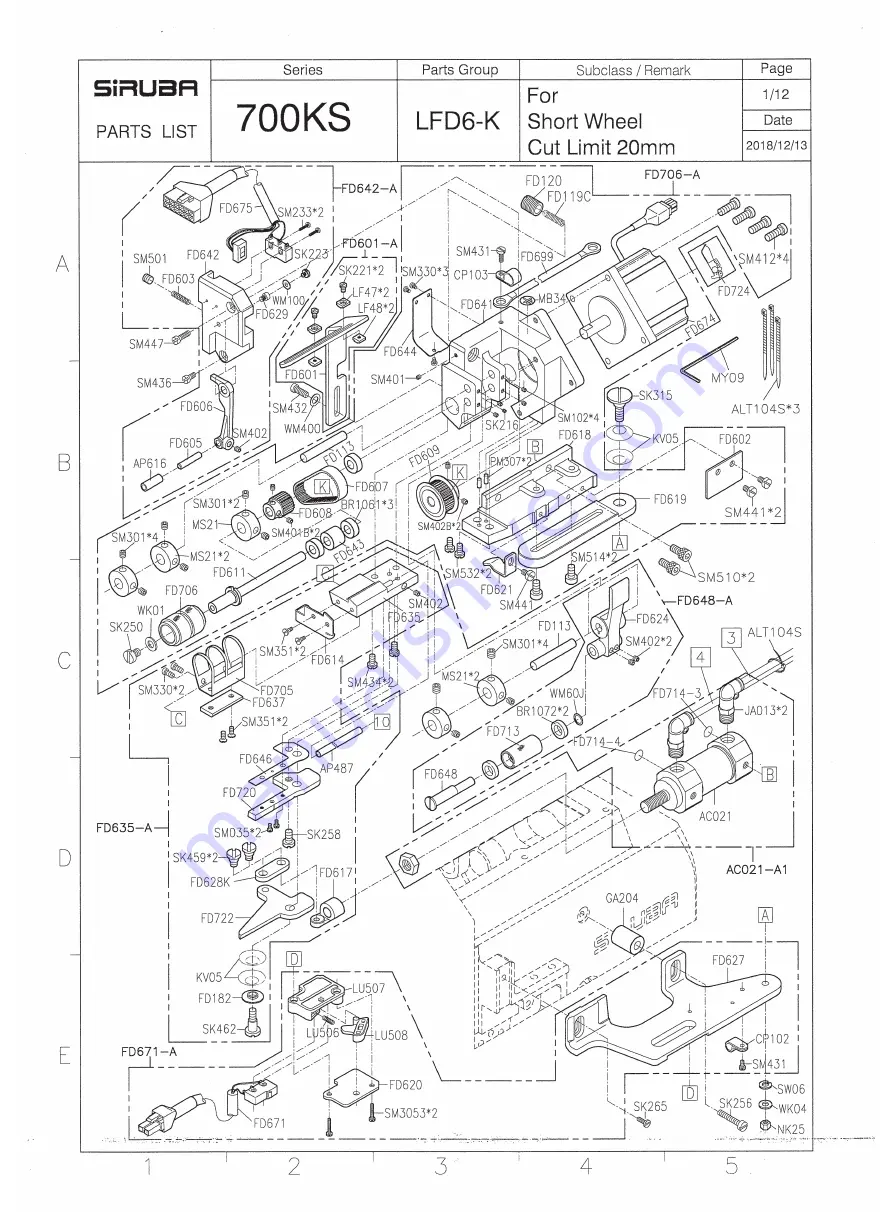 Siruba 700KS-LFD6-K Скачать руководство пользователя страница 35