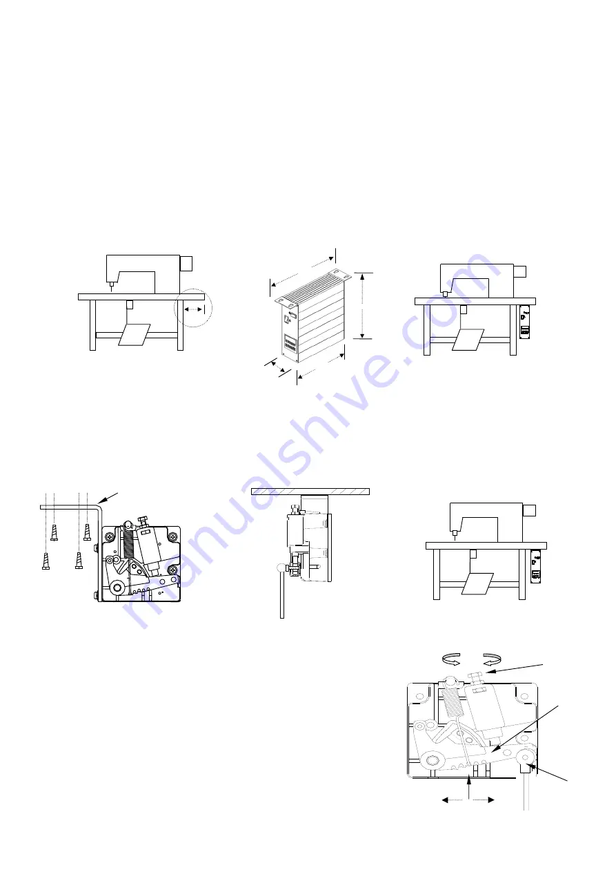 Siruba F007K / FSC Electronic Control Parameter Manual Download Page 3