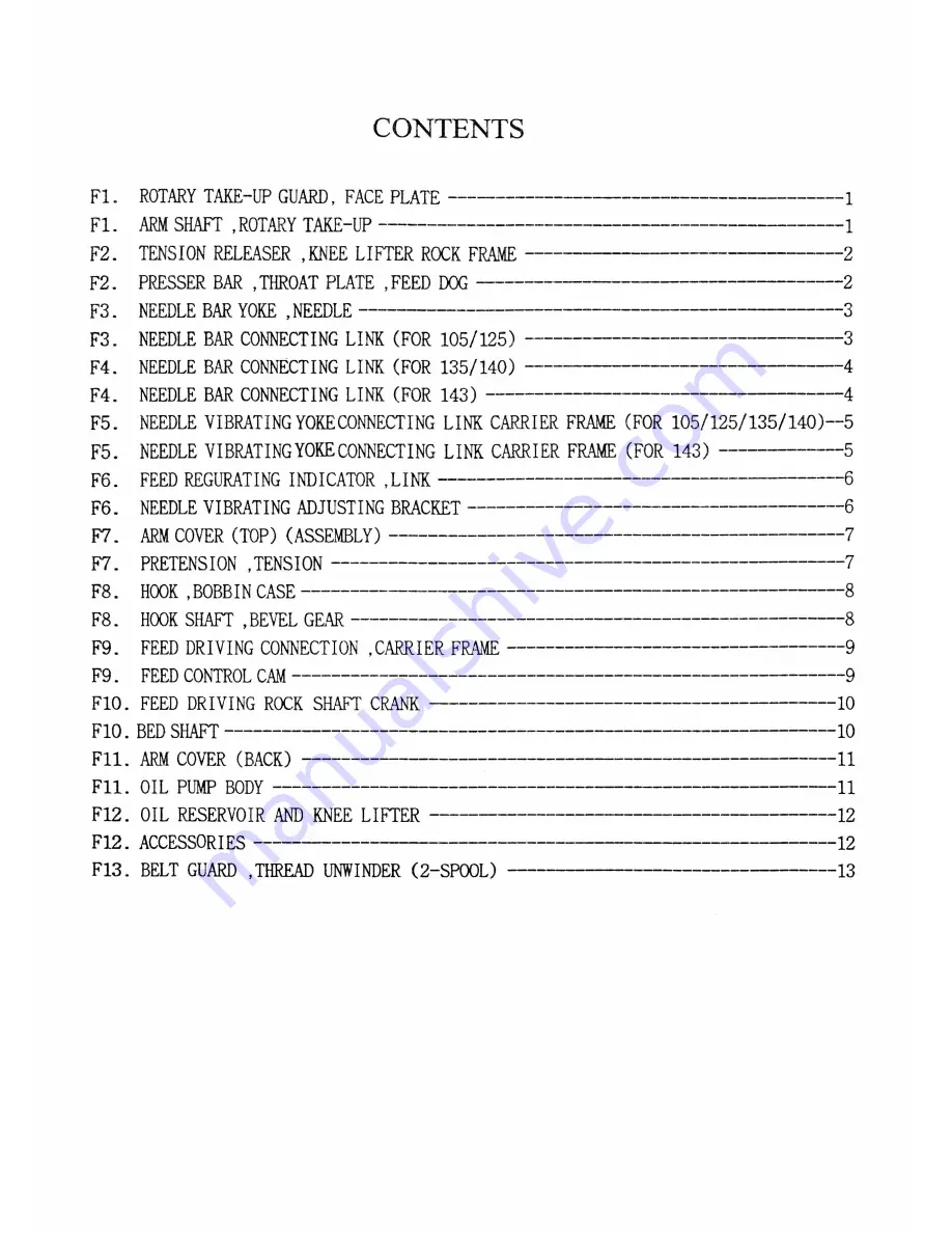 Siruba LZ457A Instructions And Parts List Download Page 12