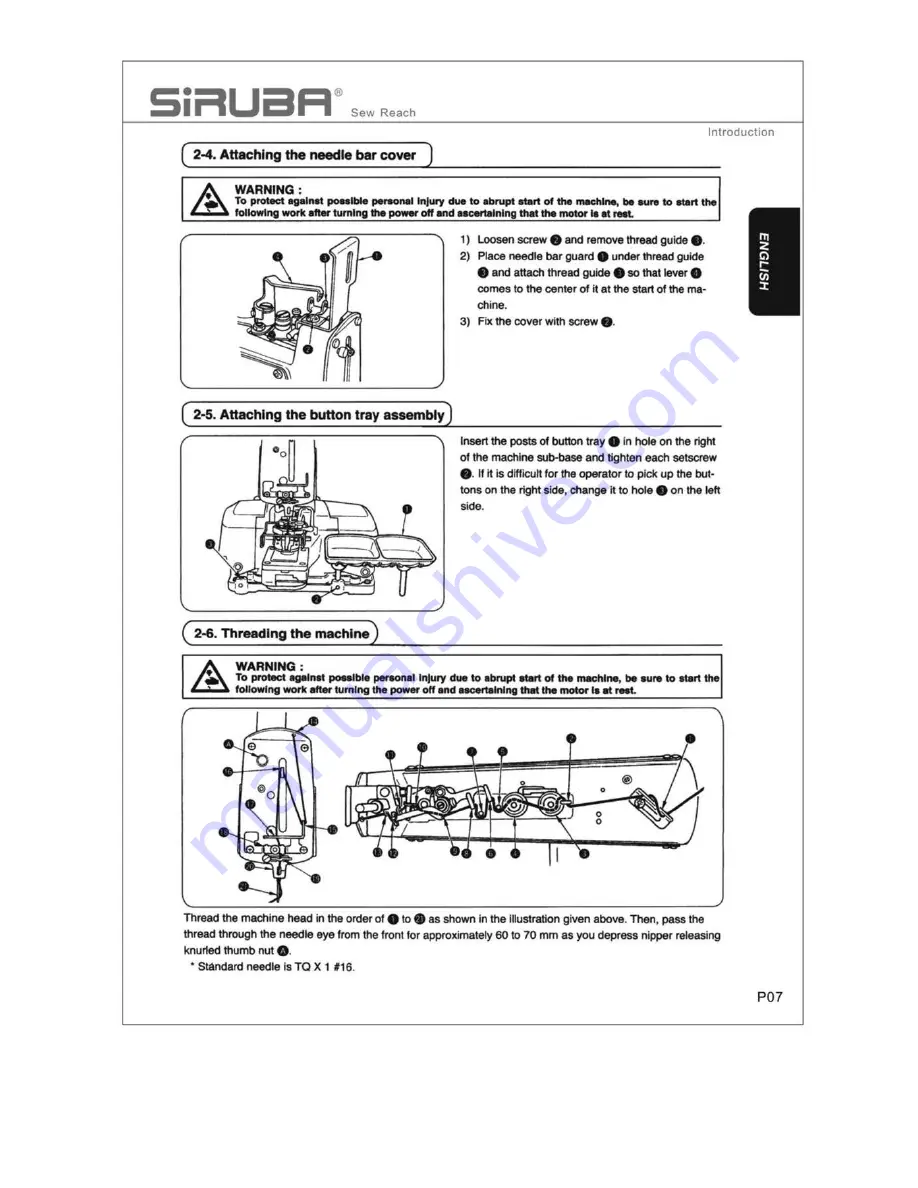 Siruba PK511 Скачать руководство пользователя страница 8