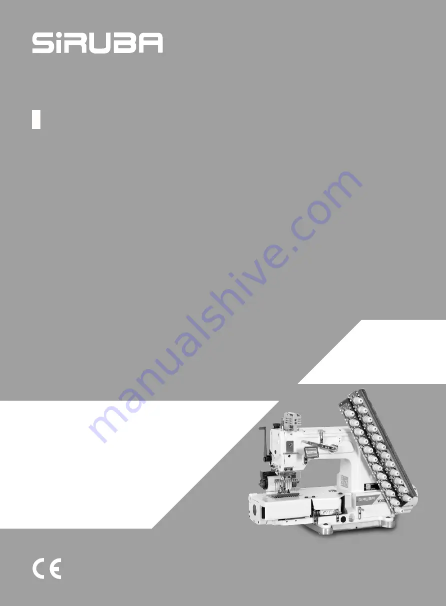 Siruba VC008 Instruction Book / Parts List Download Page 1