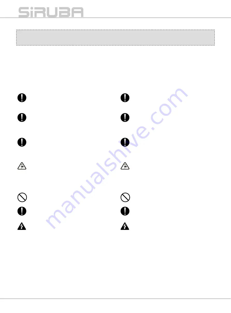 Siruba VC008 Instruction Book / Parts List Download Page 8