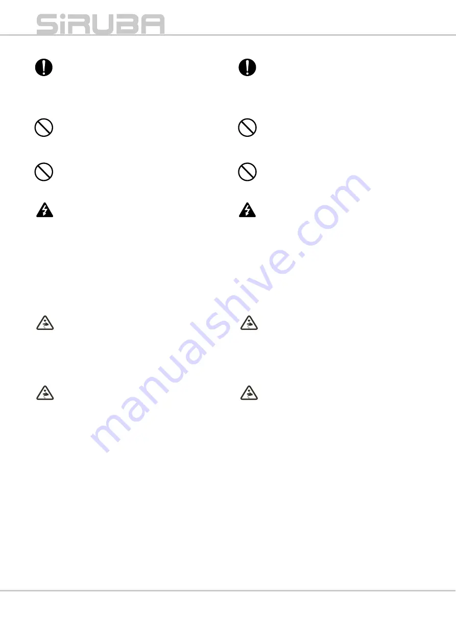 Siruba VC008 Instruction Book / Parts List Download Page 10