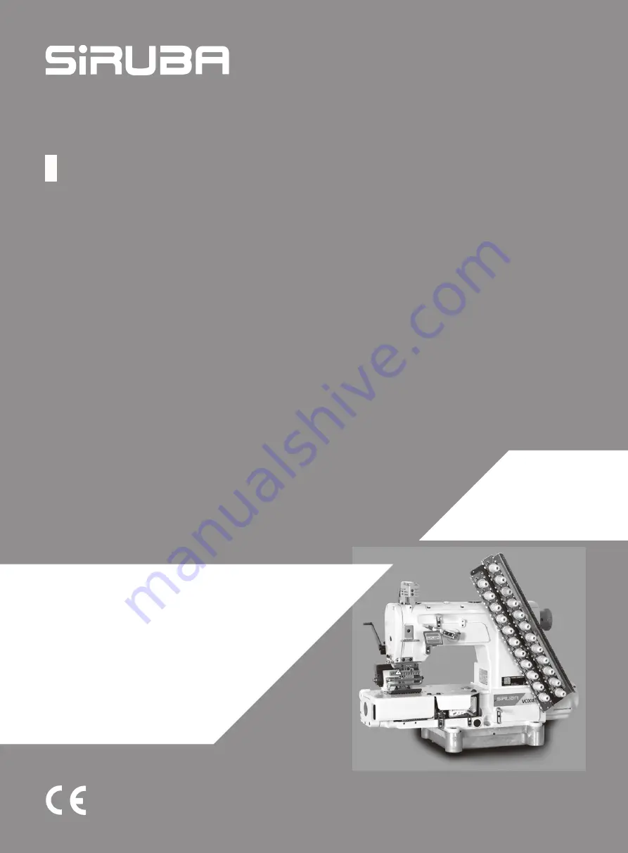 Siruba VC008B Instruction Book / Parts List Download Page 1