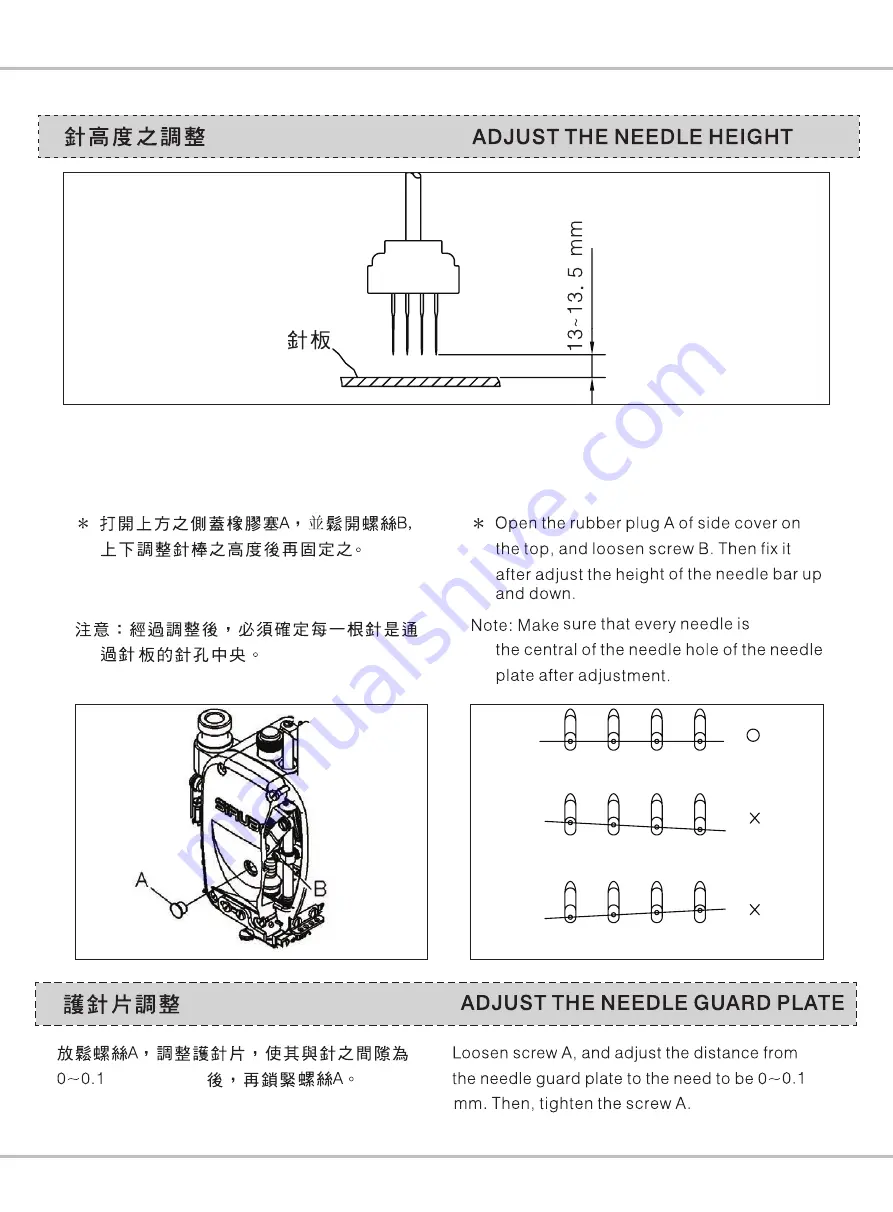 Siruba VC008B Instruction Book / Parts List Download Page 21