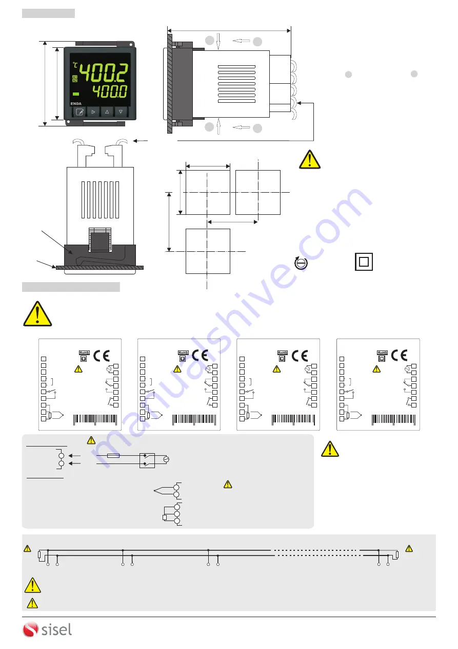 sisel ENDA ET4430 Manual Download Page 2