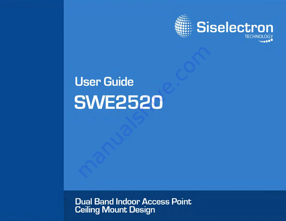 Siselectron SWE2520 User Manual Download Page 1