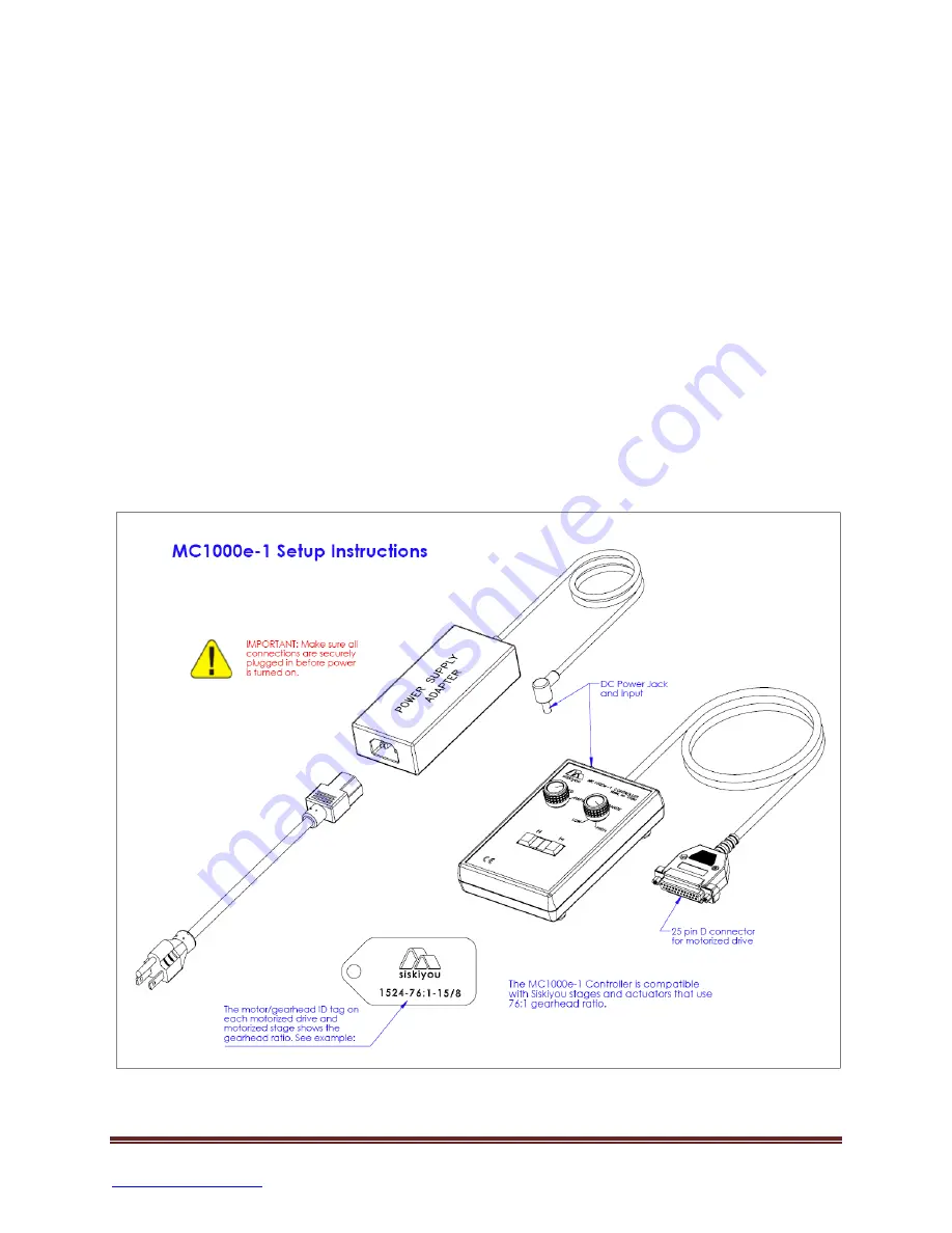 Siskiyou MC1000e-1 User Manual Download Page 4