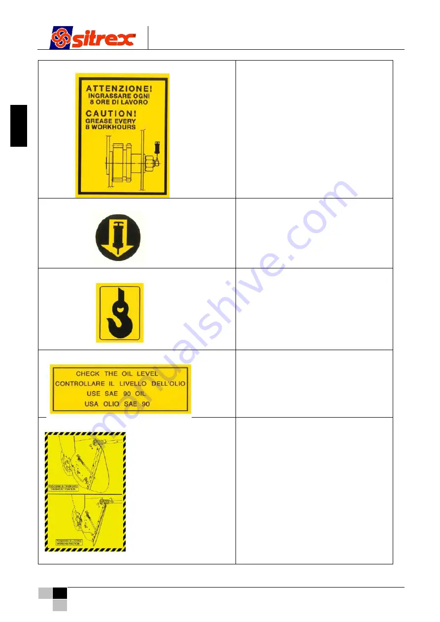 sitrex M 60 MINI Use And Maintenance Manual Download Page 16