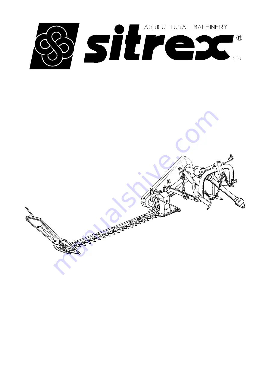 sitrex SB150 Assembly, Use And Maintenance Download Page 1