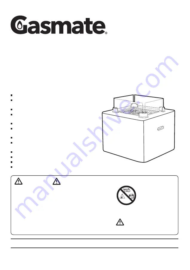 Sitro Group Gasmate Obsidian GM142-161 Installation, Operation & Maintenance Instructions Manual Download Page 1