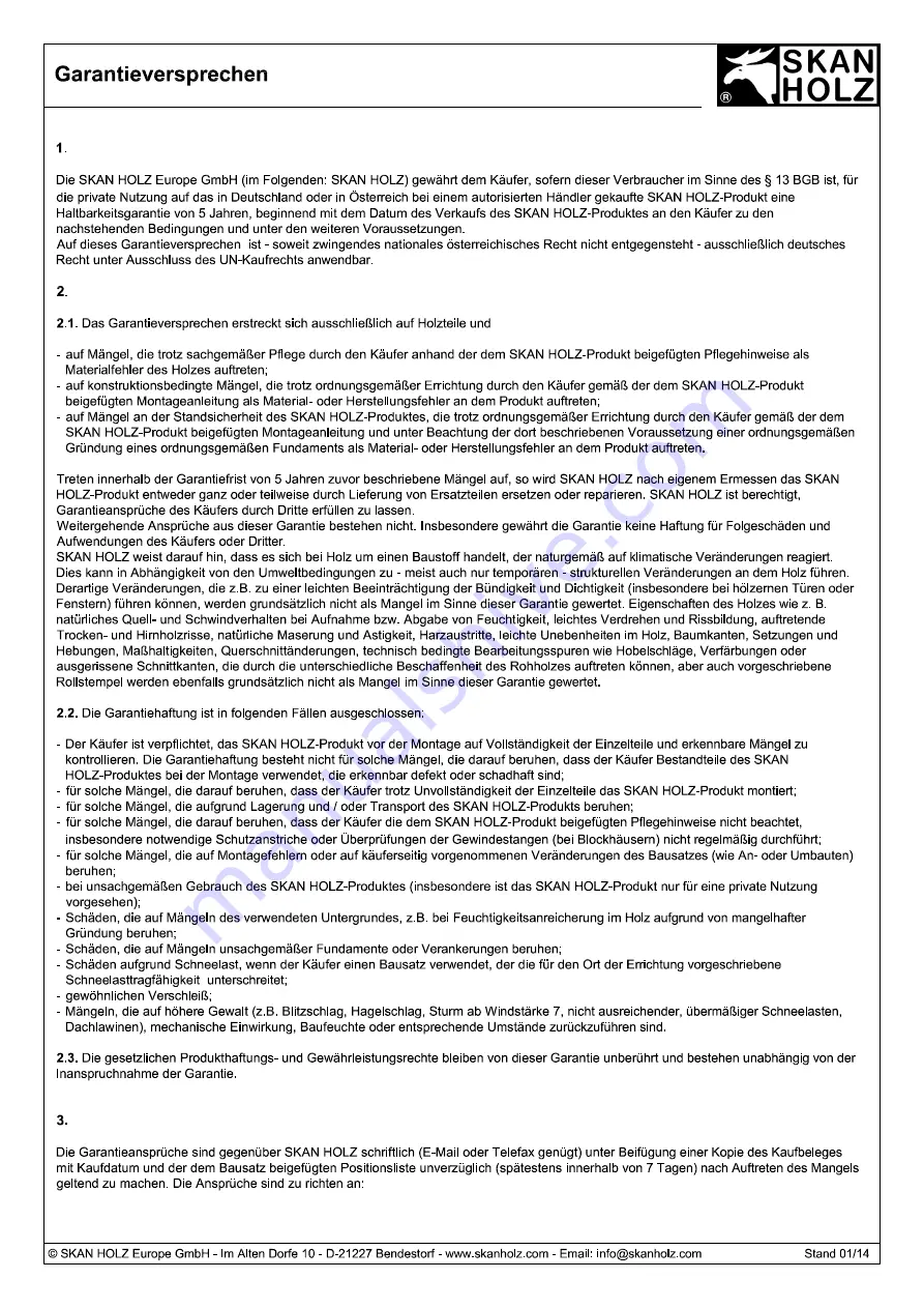 Skan Holz 760275 Manual Download Page 19