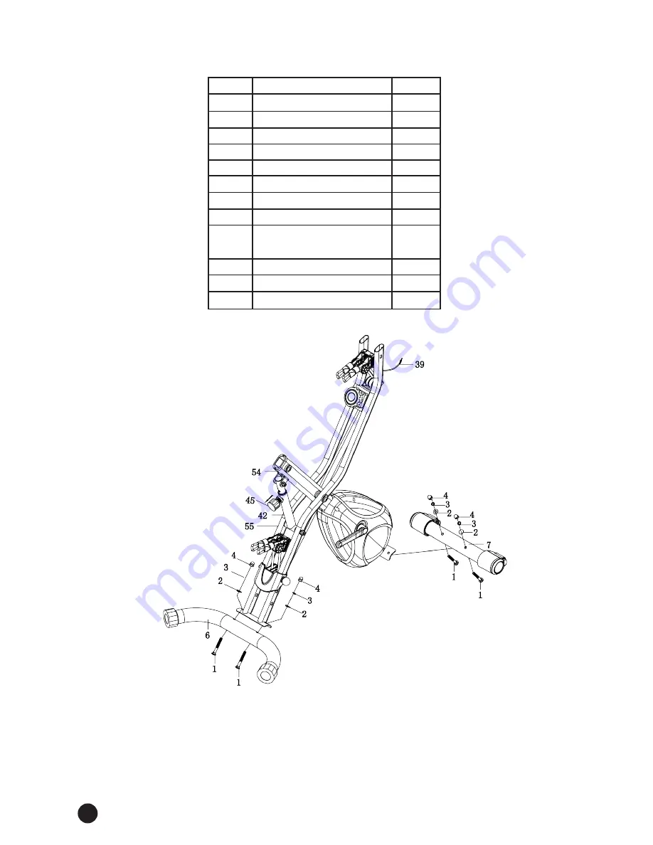 Skandika Fitness FOLDAWAY BIKE X-3000 Assembly Instructions Manual Download Page 6