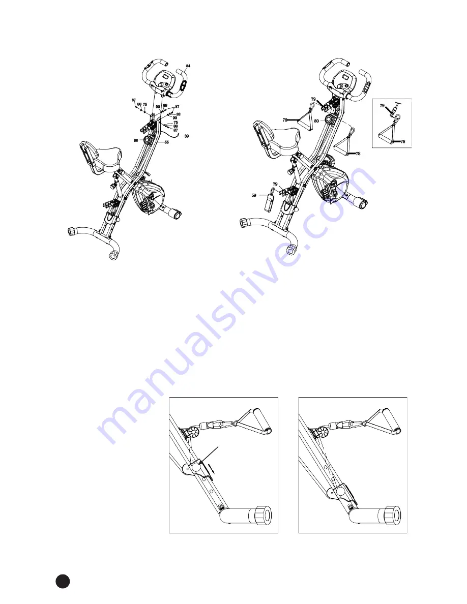 Skandika Fitness FOLDAWAY BIKE X-3000 Assembly Instructions Manual Download Page 36