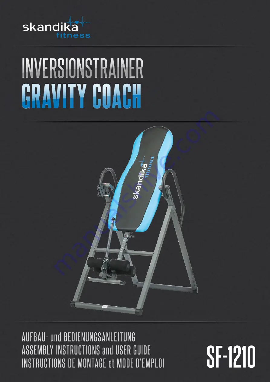 Skandika Fitness GRAVITY COACH SF-1210 Скачать руководство пользователя страница 1