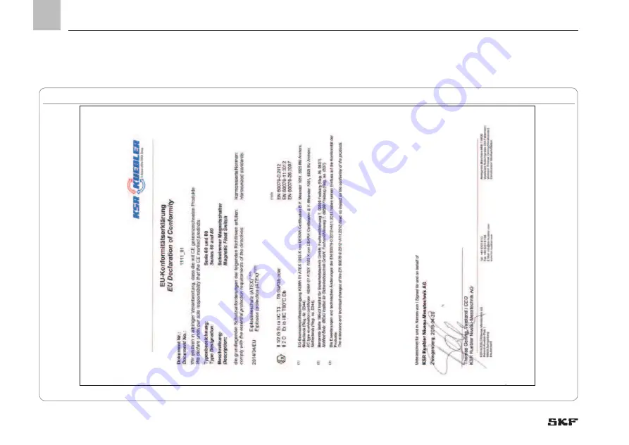 SKF LINCOLN FB Series Скачать руководство пользователя страница 106