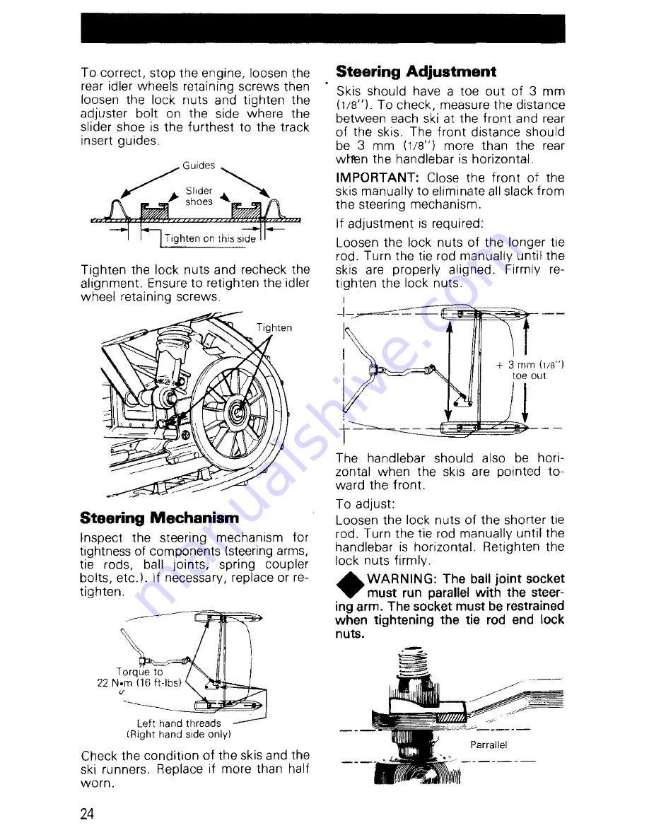 Ski-Doo 1982 Blizzard 5500 MX Operator'S Manual Download Page 26