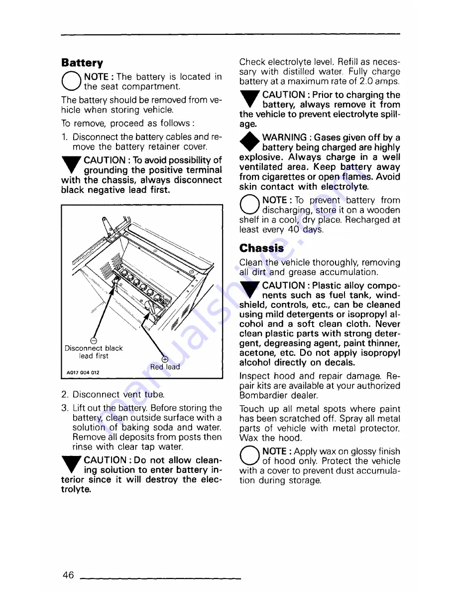 Ski-Doo 1990 Alpine II Operator'S Manual Download Page 48