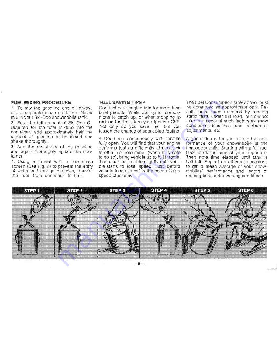 Ski-Doo Alpine 399ER 1971 Owner'S Manual Download Page 11