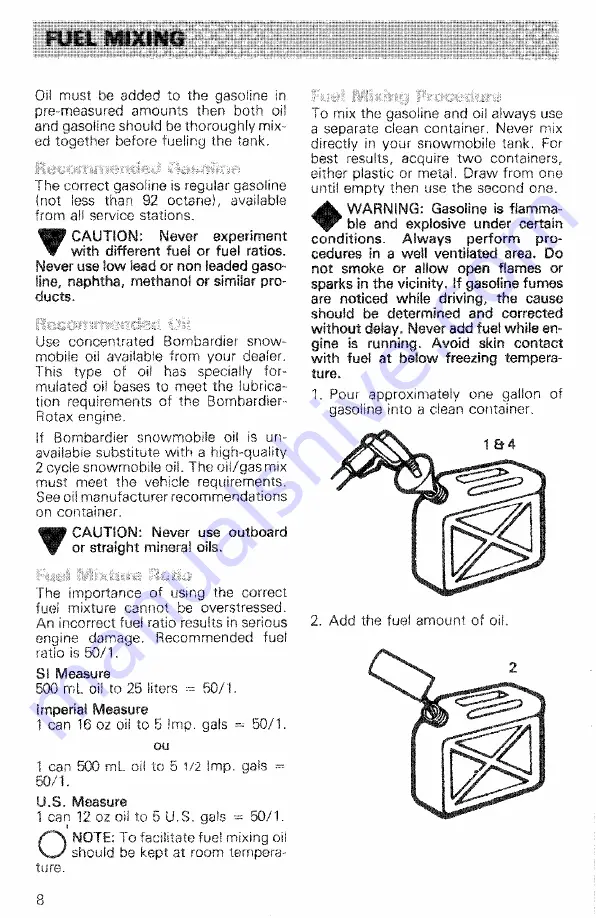 Ski-Doo Blizzard 5500 1979 Operator'S Manual Download Page 10