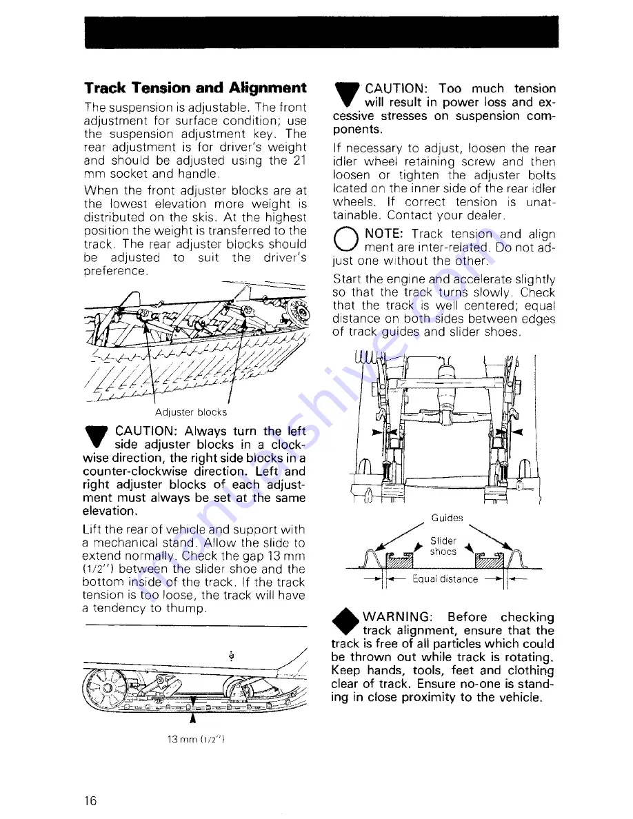 Ski-Doo EVEREST 500 1981 Operator'S Manual Download Page 18