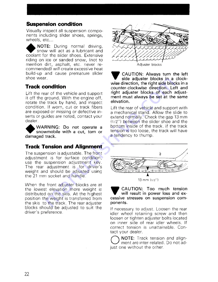 Ski-Doo EVEREST L/C ELECTRO 1981 Operator'S Manual Download Page 24