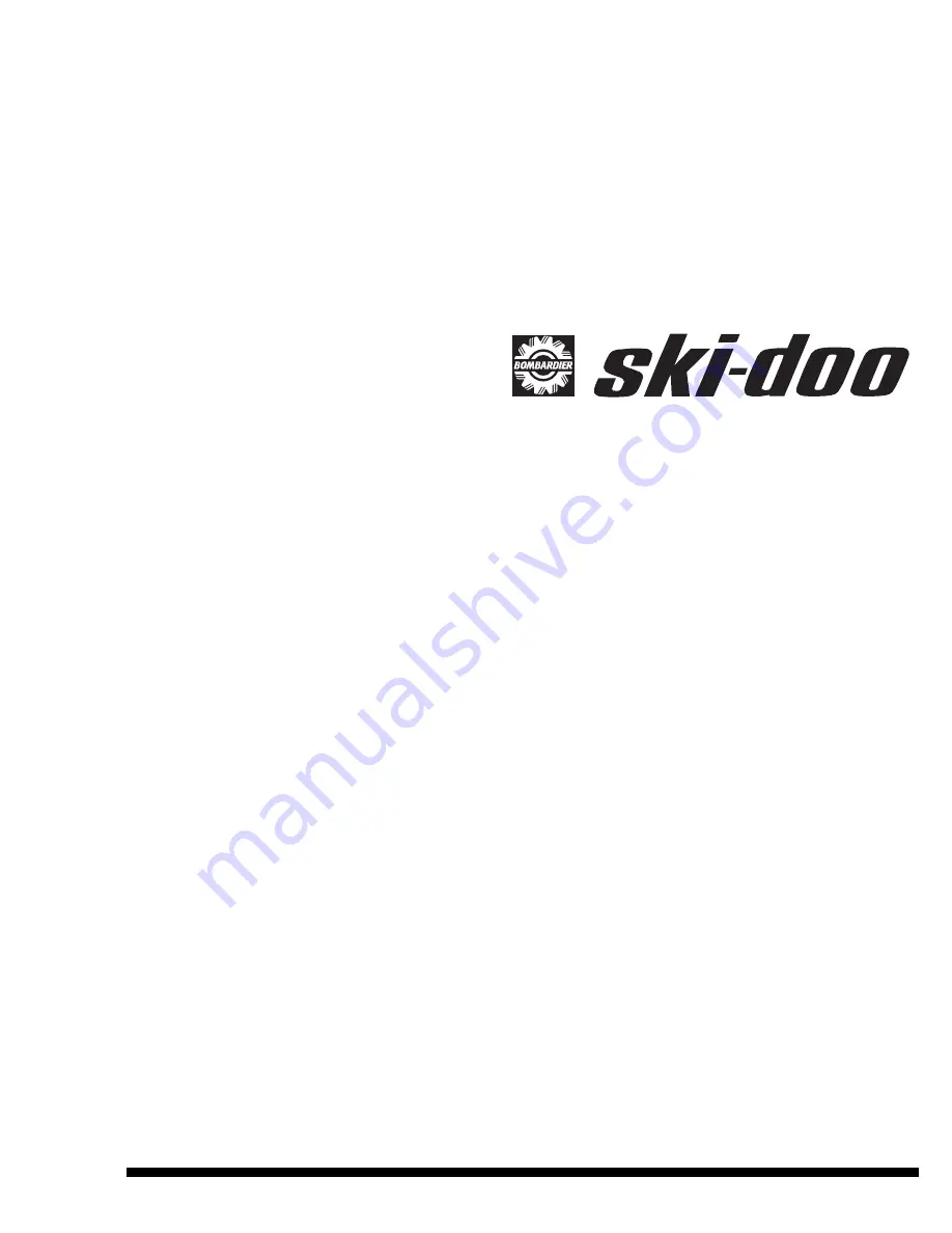 Ski-Doo FORMULA III 1997 Shop Manual Download Page 2