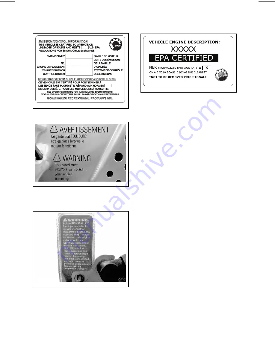 Ski-Doo MX Z TNT 600 HO E-TEC Operator'S Manual Download Page 33