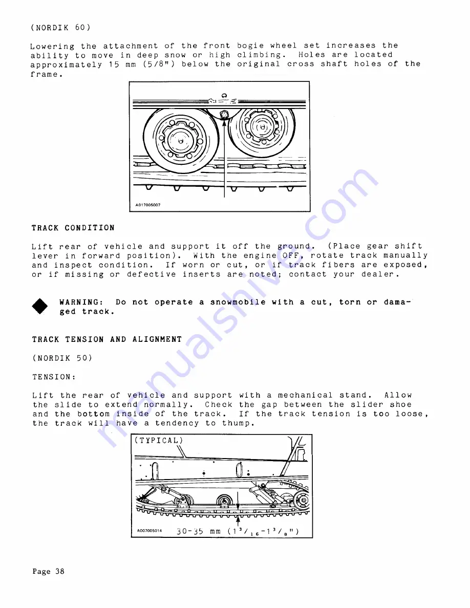 Ski-Doo NORDIK 50 1988 Operator'S Manual Download Page 42