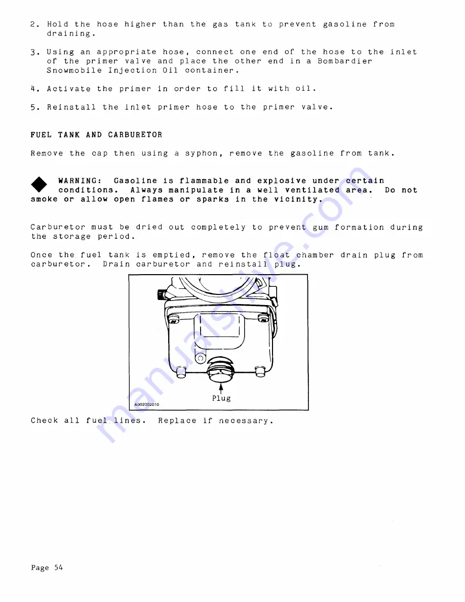 Ski-Doo NORDIK 50 1988 Operator'S Manual Download Page 58