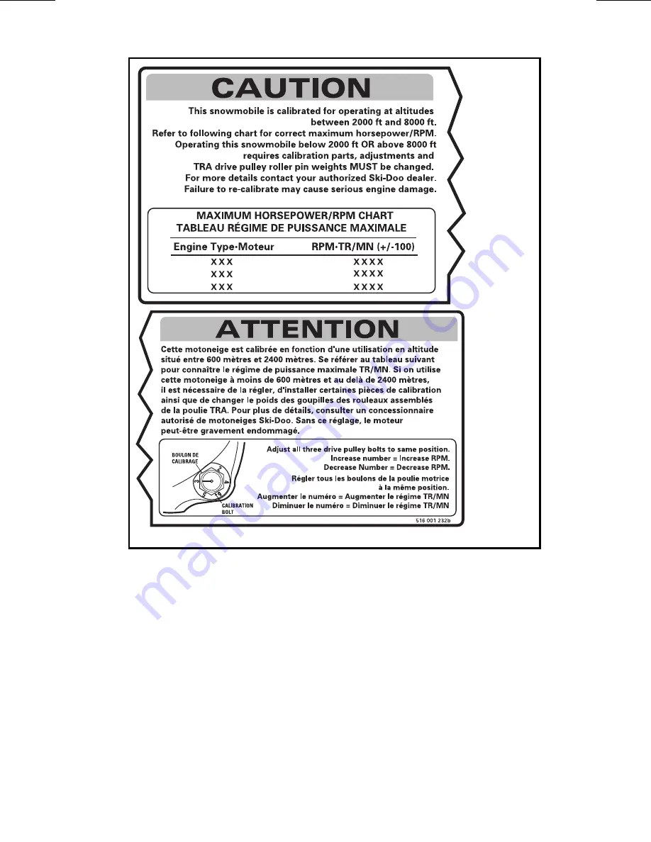 Ski-Doo REV series 2007 Operator'S Manual Download Page 53