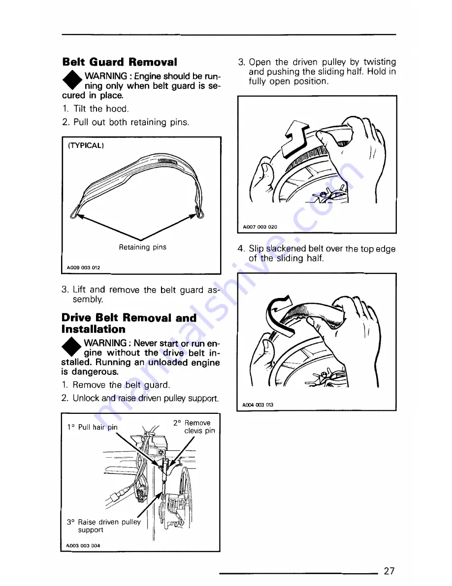 Ski-Doo Safari 1990 Operator'S Manual Download Page 29