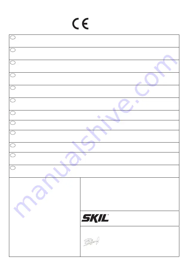 Skil 1320 Original Instructions Manual Download Page 3