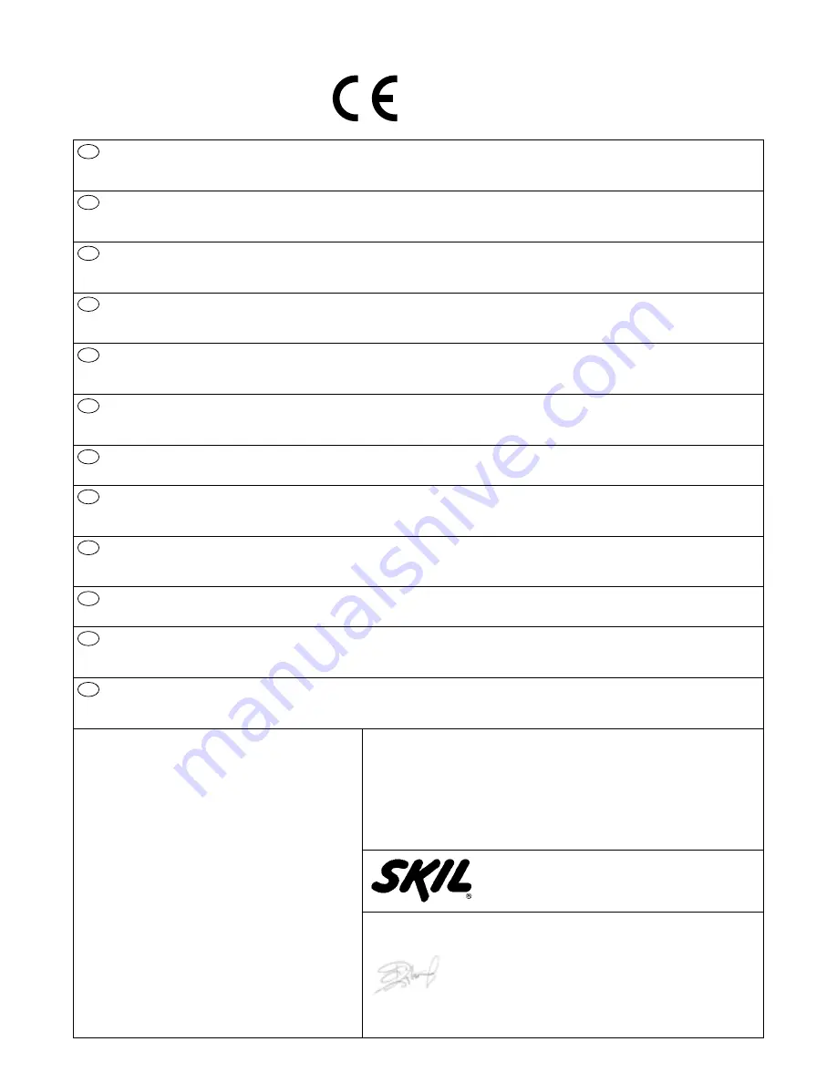 Skil 4950 Original Instructions Manual Download Page 3